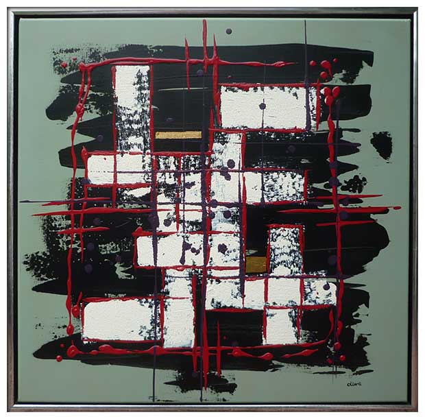 Rotes Gitter