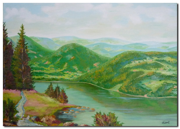 Titisee mit Feldberg