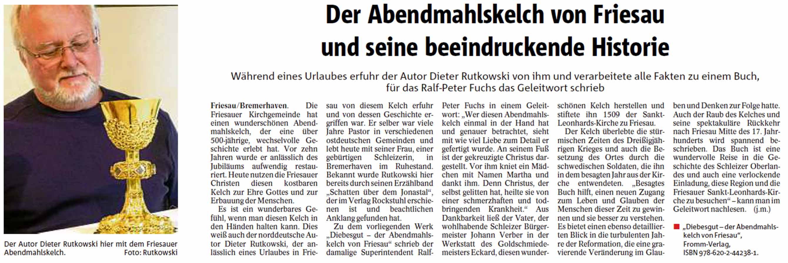 Der Abendmahlskelch von Friesau